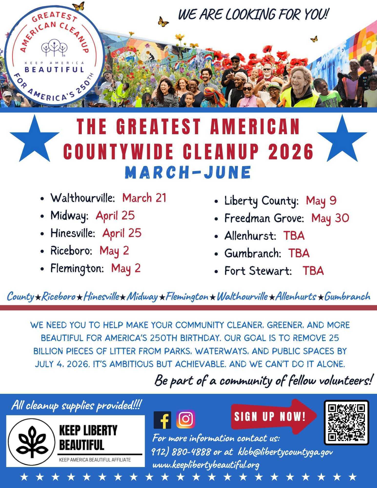 Keep Liberty Beautiful flyer.