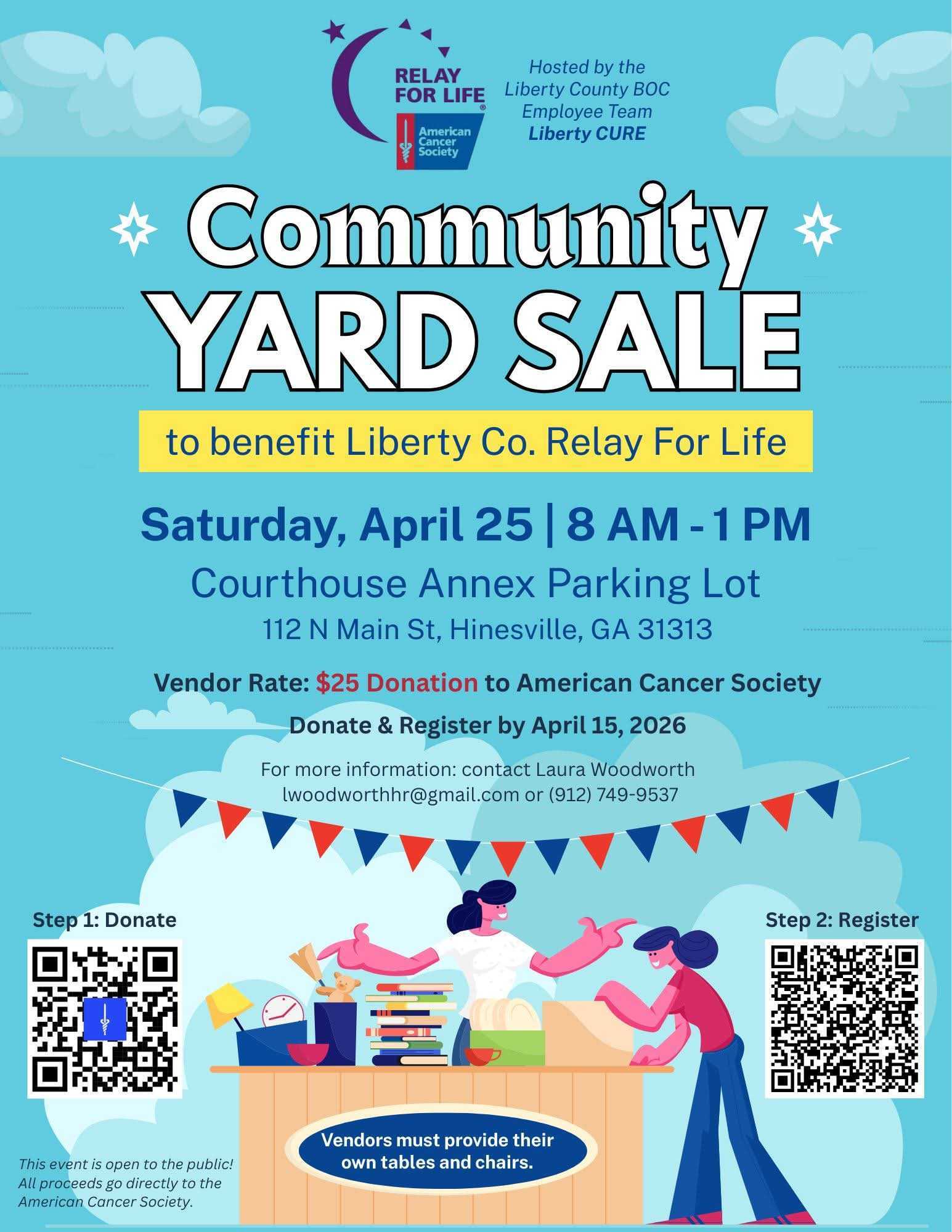 Community Yard Sale - Relay for Life