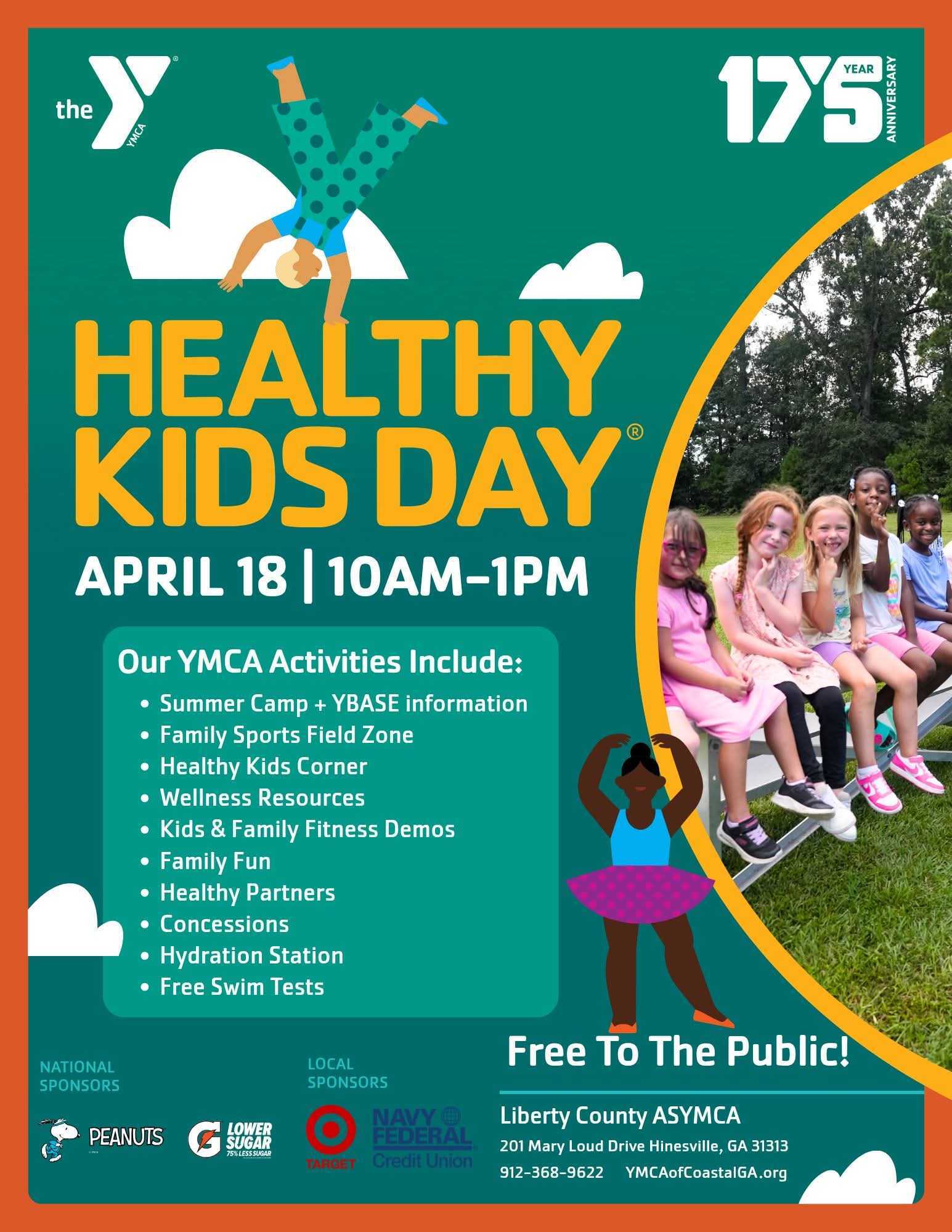 ASYMCA Healthy Kids Day flyer