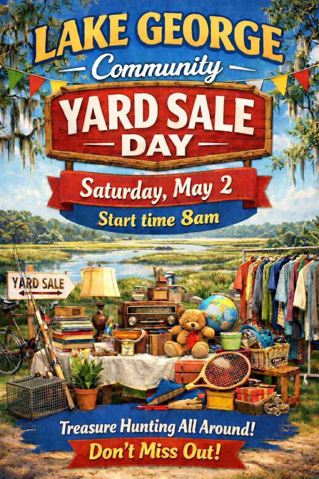 yard sale flyer