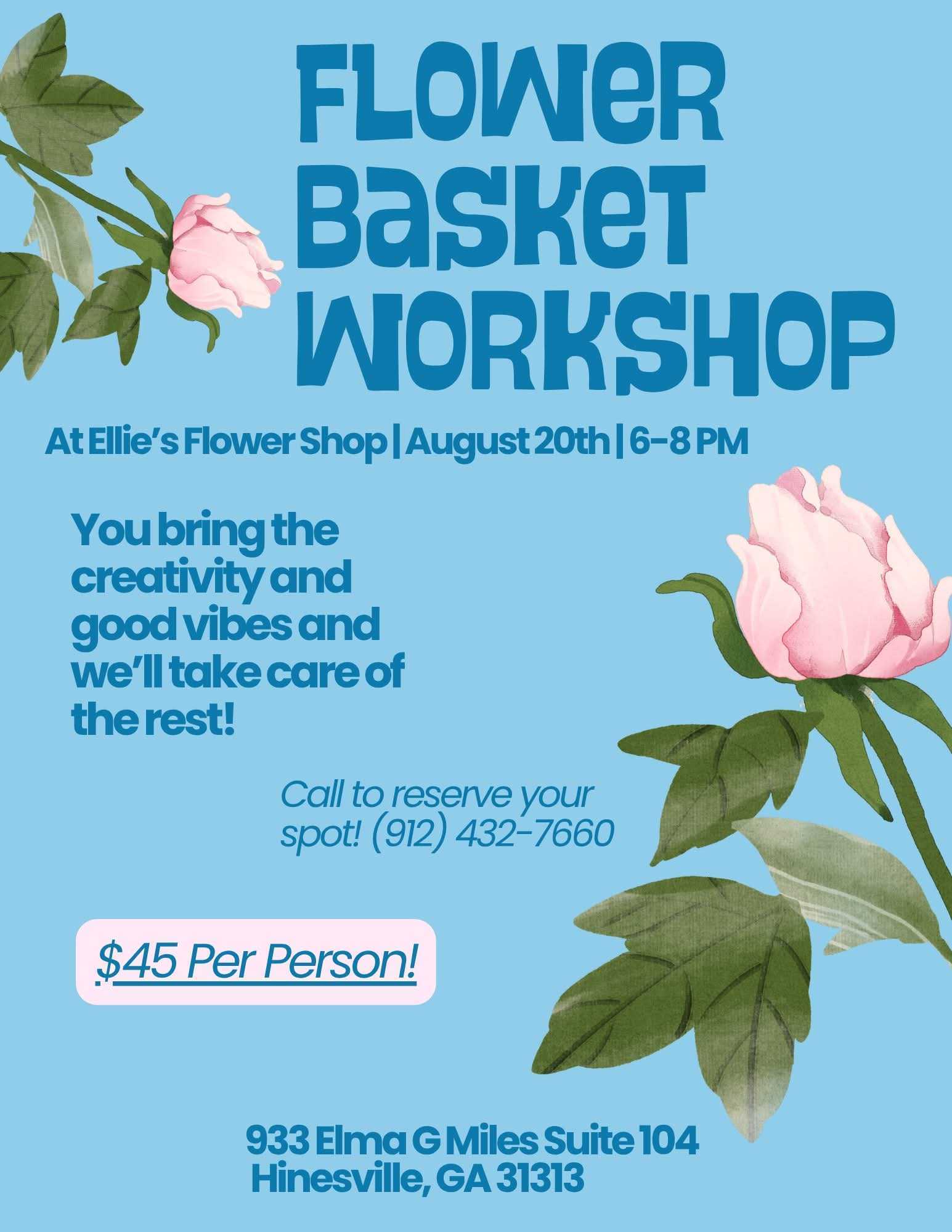 Flower Basket Workshop