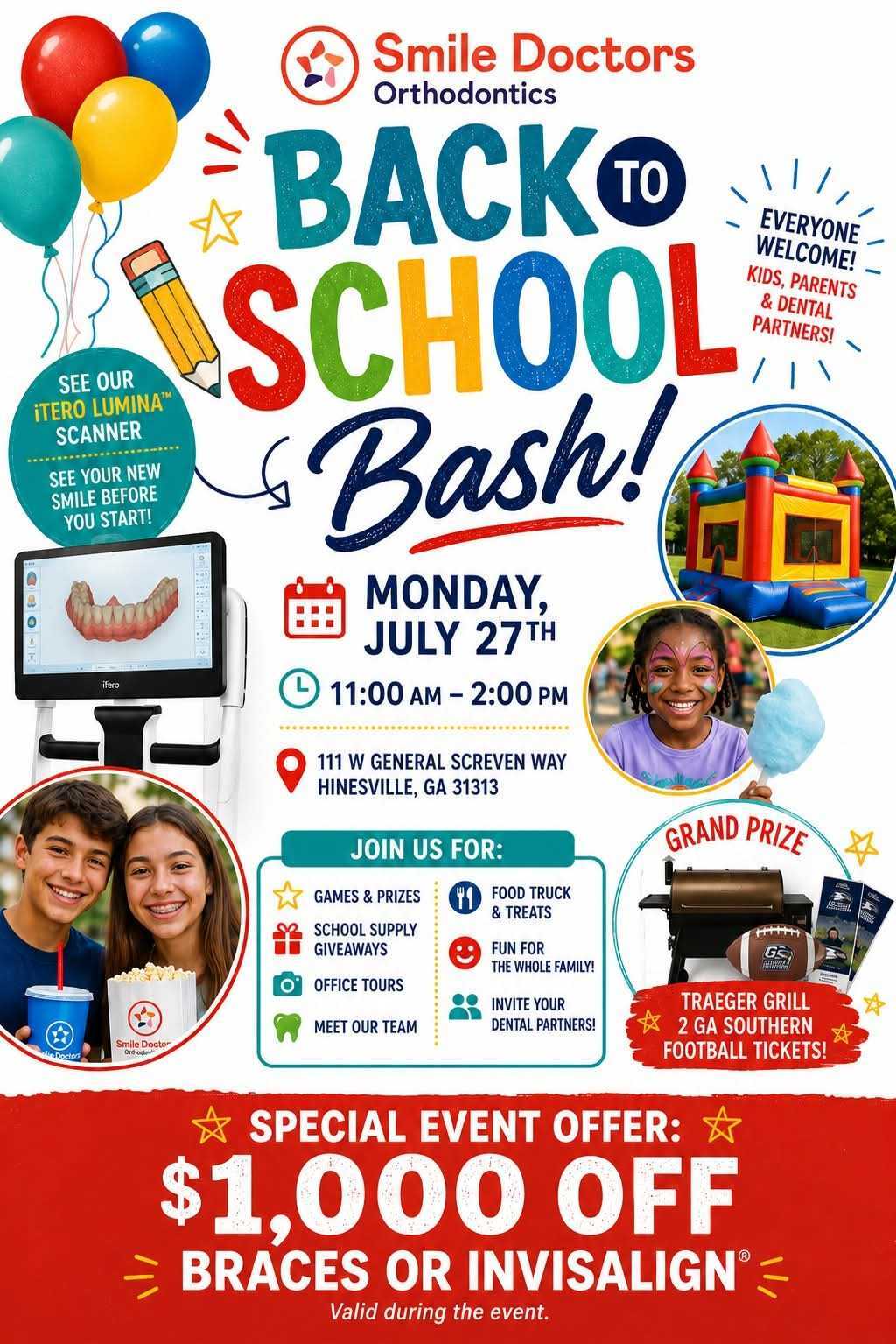 Smile Doctors Back to School Bash