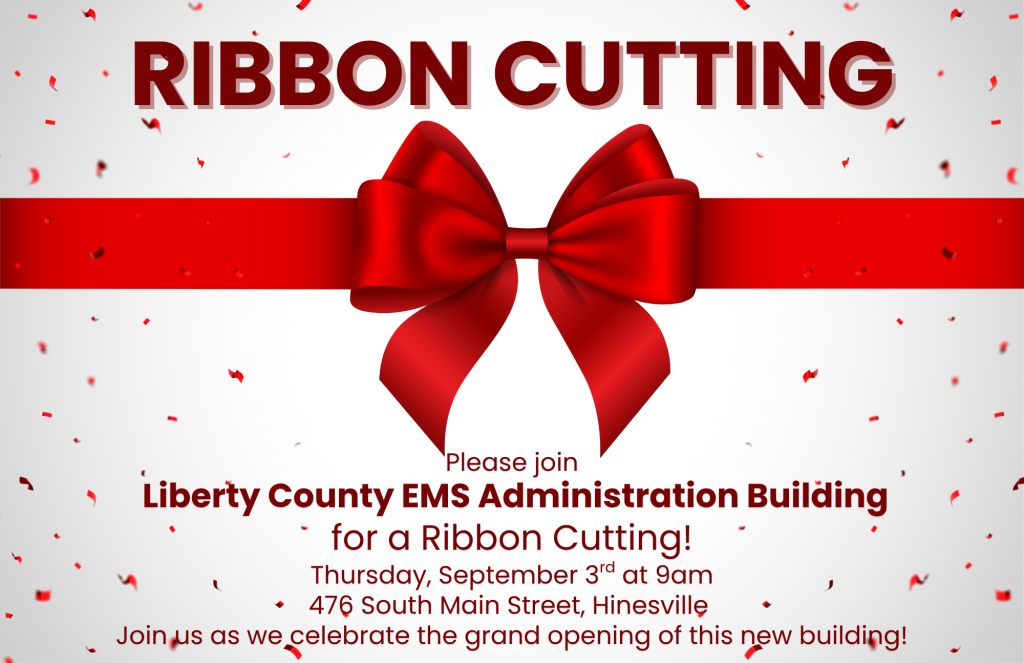 Liberty County EMS Administration Ribbon Cutting