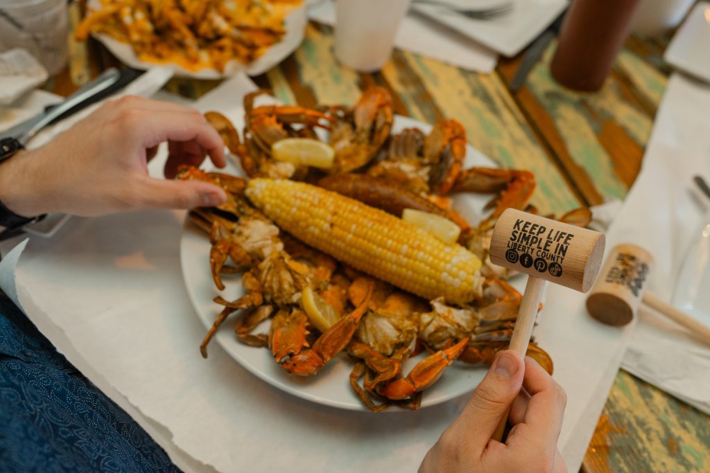 Plate from Sunbury Crab Co.