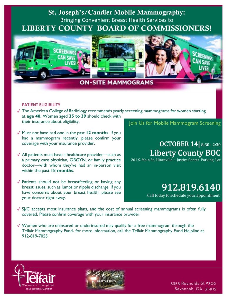 St. Joseph's/Candler Mobile Mammography