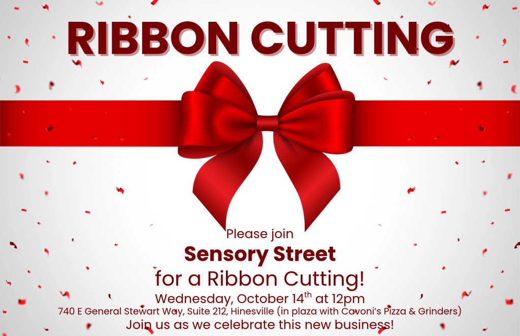 Sensory Street Ribbon Cutting