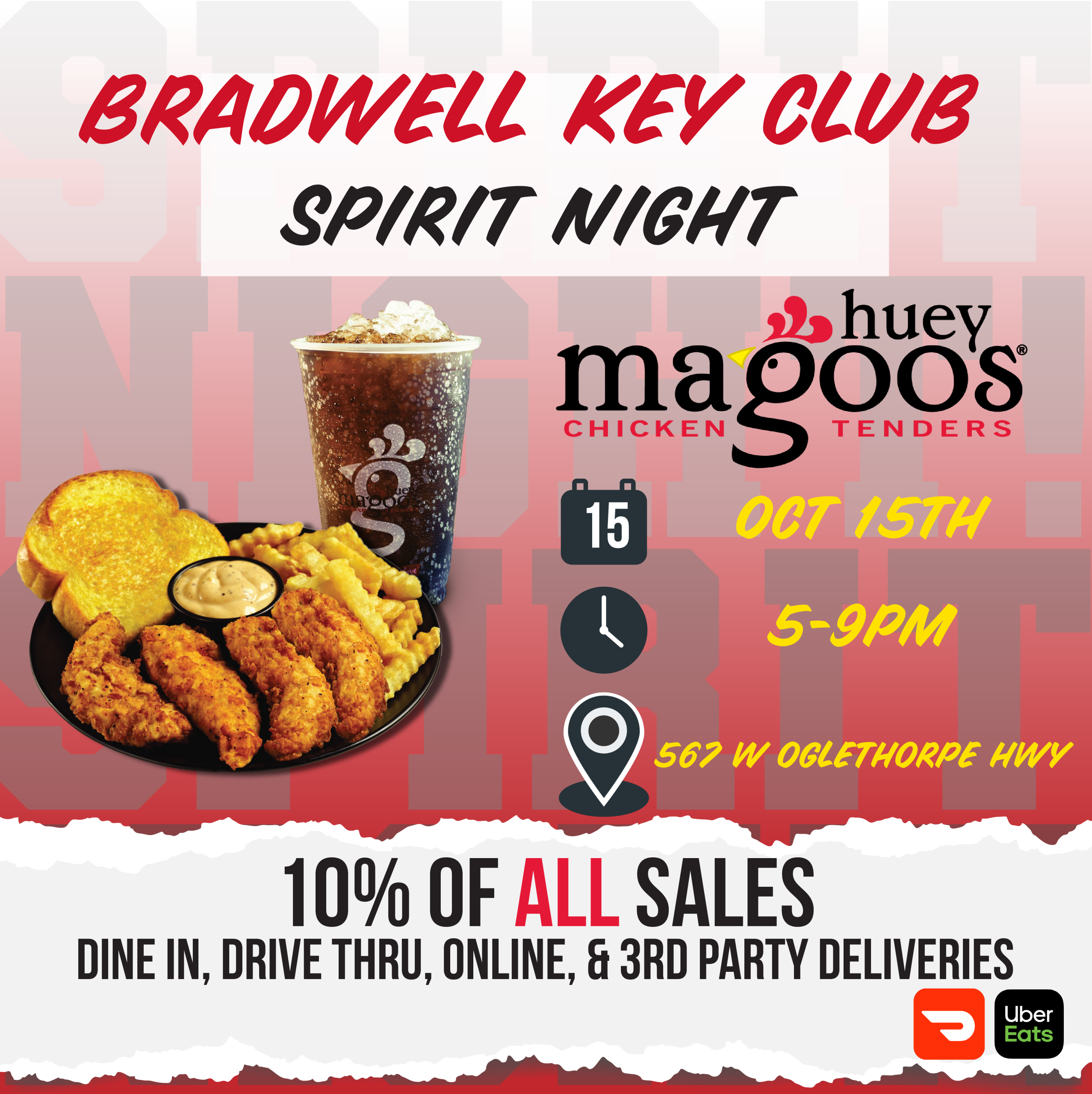 Bradwell Key Club Spirit Night