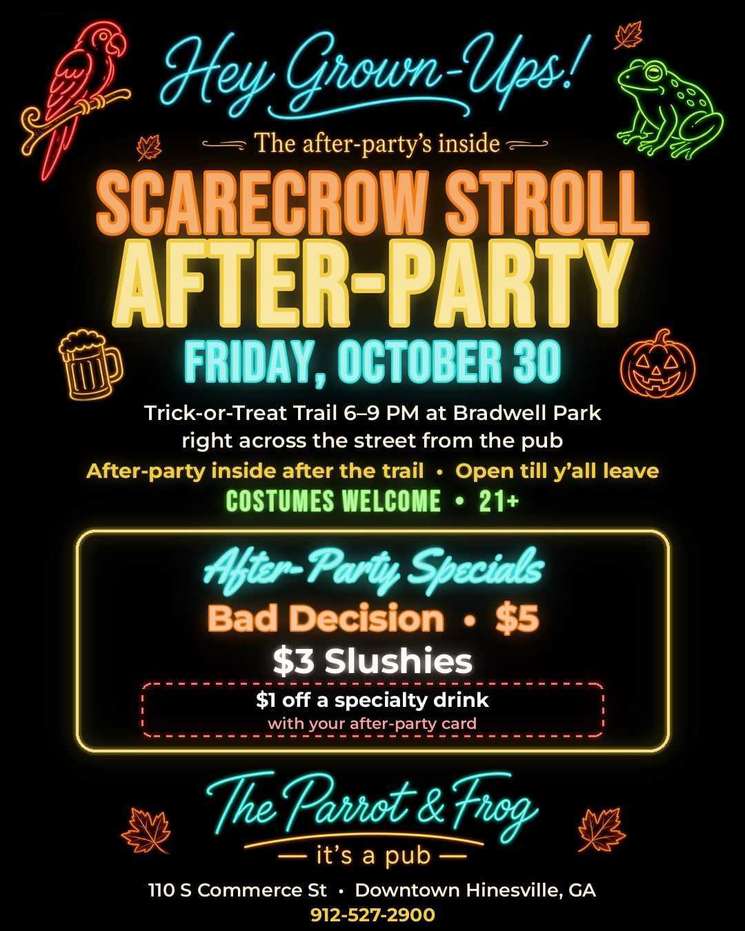Scarecrow Stroll After-Party