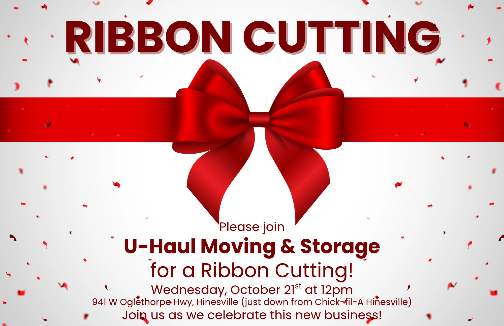 U-Haul Moving & Storage Ribbon Cutting