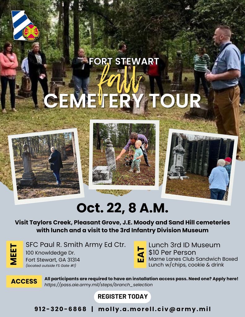 Fort Stewart Fall Cemetery Tour